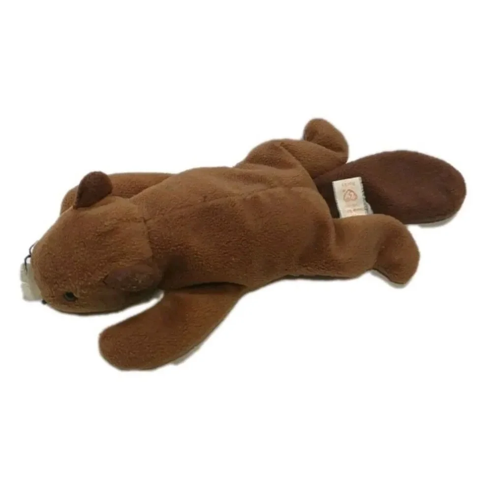 VINTAGE TY Beanie Baby Collection Bucky The Beaver Plush Style 4016 RETIRED 1997